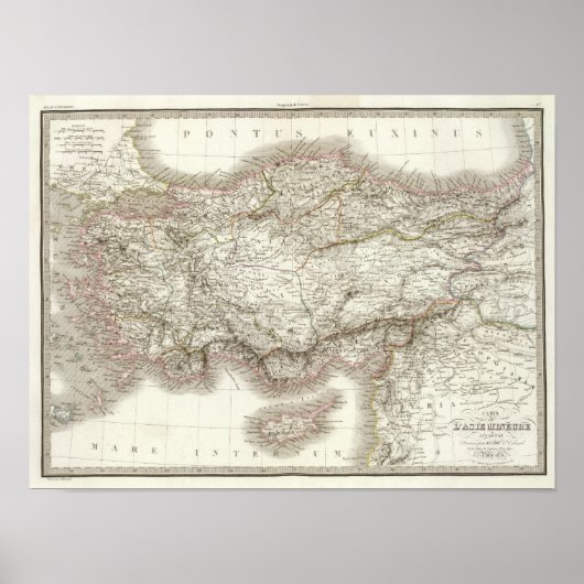 Asie Mineure ancienne - Ancient Asia Minor Poster (Voorkant)