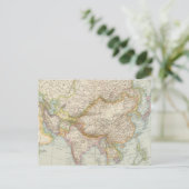 Asien - Kaart van Azië (Staand voorkant)