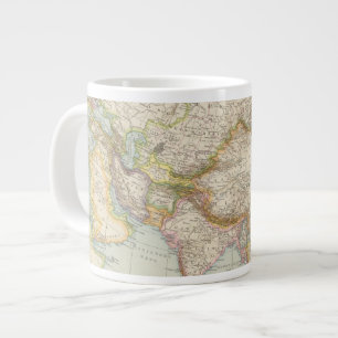 Asien - Kaart van Azië Grote Koffiekop