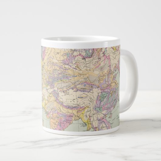 Asien u Europa - Atlas Map of Asia and Europe Grote Koffiekop (Voorkant rechts)