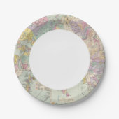 Asien u Europa - Atlas Map of Asia and Europe Papieren Bordje (Voorkant)