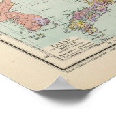 Asien u Europa - Atlas Map of Asia and Europe Poster (Hoek)