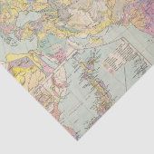 Asien u Europa - Atlas Map of Asia and Europe Tissuepapier (Detail)