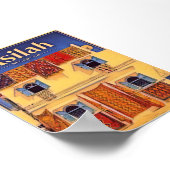 Asilah Marokko blauwe stad Poster (Hoek)