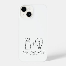 Asin bij Ilaw Baybayin Christelijke Typografie iPhone 14 Hoesje