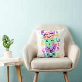 Asinat's Signature Emoji Stack - decoratieve kusse Kussen (Stoel)