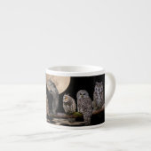 Asio danst met de uil espresso kop (Voorkant rechts)