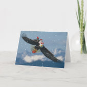 Asio en Otis op een Eagle Feestdagen Kaart (Voorkant)