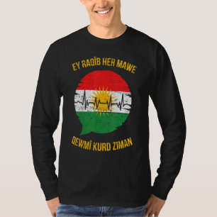 Asiti Koerdistan Vlag Koerdisch Koerd Erbil Koerdi T-shirt
