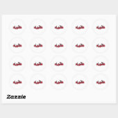 Asjoera Ronde Sticker (Vel)