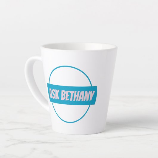 Ask Bethany Latte Mug Mok (Linkerhoek)