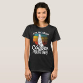 Ask Me About Coyote Hunting Coyote Trapping Coyote T-shirt (Voorkant volledig)