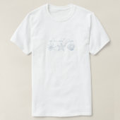 "Ask Me About Jesus" Zee Shell T shirt (Design voorkant)