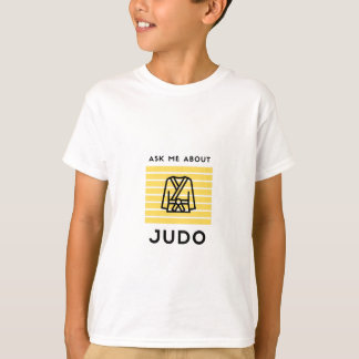 Ask me about judo martial arts t-shirt