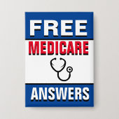 Ask Me About Medicare Button (Voorkant)