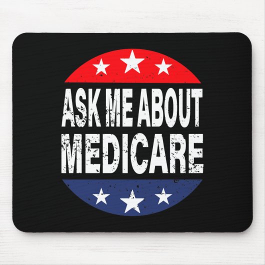 Ask Me About Medicare Insurance Agent Broker Quote Muismat (Voorkant)