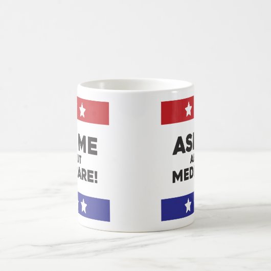 Ask Me About Medicare Mug Koffiemok (Center)