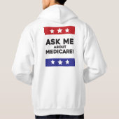Ask Me About Medicare – Pullover Hoodie (Achterkant)