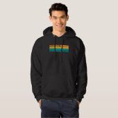 Ask Me About Medicare Retro Sunset Actuary Agent B Hoodie (Voorkant volledig)