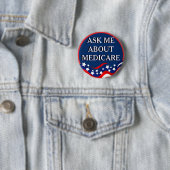 Ask Me About Medicare  Ronde Button 5,7 Cm (In situ)