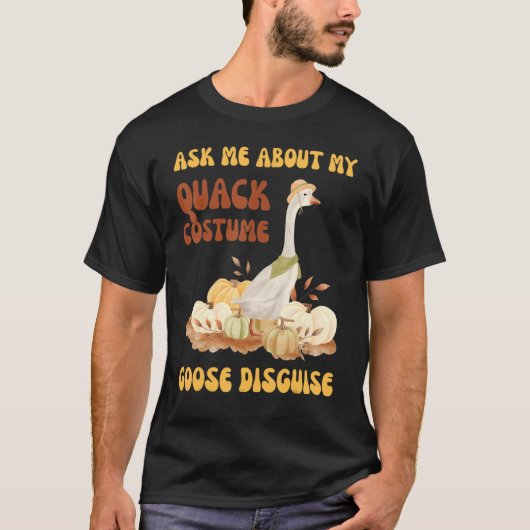 Ask Me About My Duck Disguise Rubber Duck T-shirt (Voorkant)