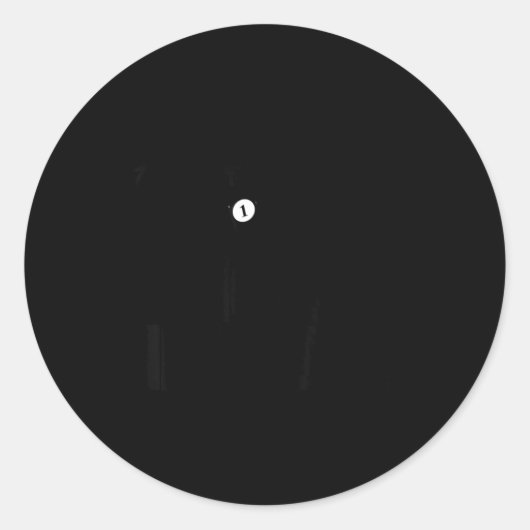 Ask Me About My Hole In One Funny Golf Ronde Sticker (Voorkant)