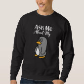 Ask Me About My Penguin I Cute Penguin I Kids Peng Trui (Voorkant)