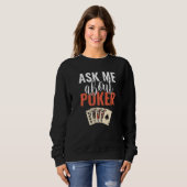 Ask me about Poker Game Playing Cards Poker Premiu Trui (Voorkant volledig)