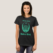 Ask Me About Shadow Work New Age Meditate Lotus Fl T-shirt (Voorkant volledig)