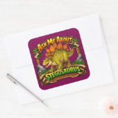 Ask Me About the Stegosaurus | 3 inch Sticker (Envelop)