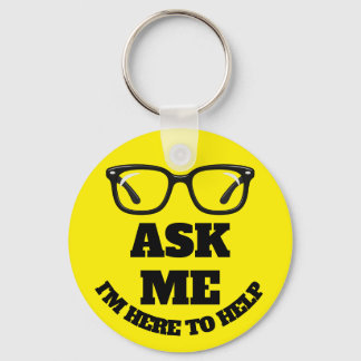 Ask Me Conference Knop–Netwerkmogelijkheid & Event Sleutelhanger