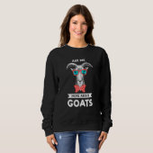ask me more about goats goats trui (Voorkant volledig)