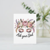 Ask Your Dad Briefkaart (Staand voorkant)