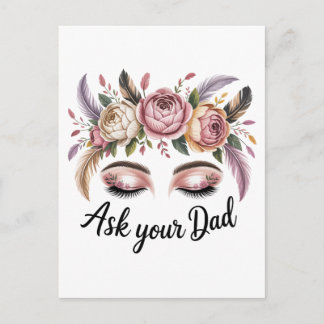 Ask Your Dad Briefkaart