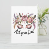 Ask Your Dad Kaart (Staand voorkant)