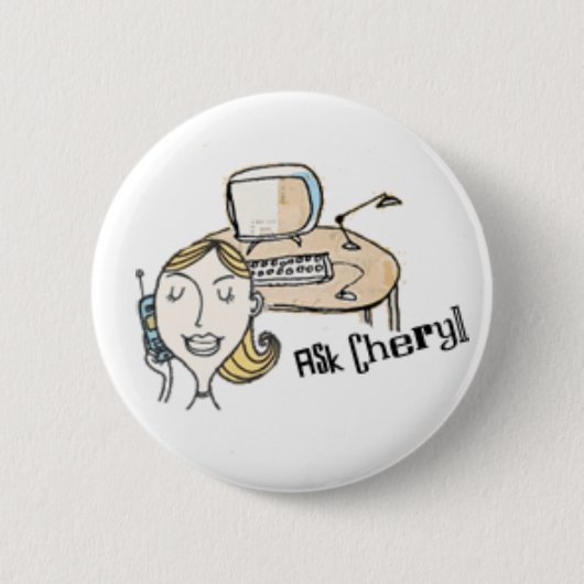 askcheryl1 ronde button 5,7 cm (Voorkant)