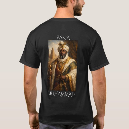 Askia Muhammad T-shirt (Achterkant)