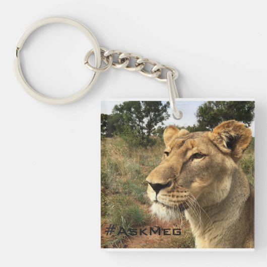 #AskMeg Sleutelhanger (Voorkant)