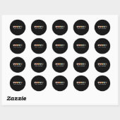Asl Alfabet Amerikaans Asl Lerares Tekentaal  Ronde Sticker (Vel)