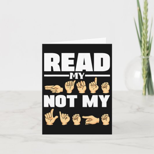 Asl Alfabet Amerikaans Gebarentaal Asl Docent Qu Kaart (Voorkant)