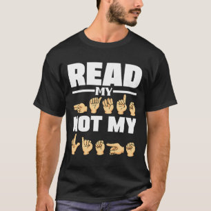 Asl Alfabet Amerikaanse Gebarentaal Asl Docent Cit T-shirt