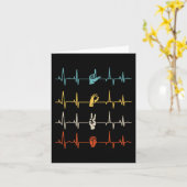 ASL Alphabet American Sing Language ASL Kaart (Gele Bloem)