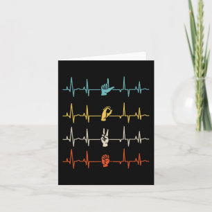 ASL Alphabet American Sing Language ASL Kaart