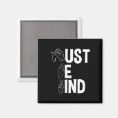 ASL Alphabet American Sing Language ASL Teacher Ju Magneet (Voorkant / Achterkant)