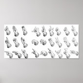 ASL Alphabet Poster (Voorkant)