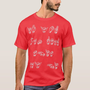 ASL American Sign Language Als je dit kunt lezen 2 T-shirt