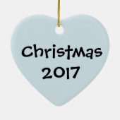 ASL American Sign Language Fingersped Ethan Keramisch Ornament (Achterkant)