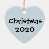 ASL American Sign Language Fingerspsed Liam Keramisch Ornament (Achterkant)