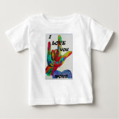 ASL American Sign Language Ik hou meer van je (Voorkant)