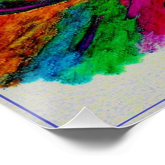 ASL American Sign Language Ik hou meer van je Perfect Poster (Hoek)